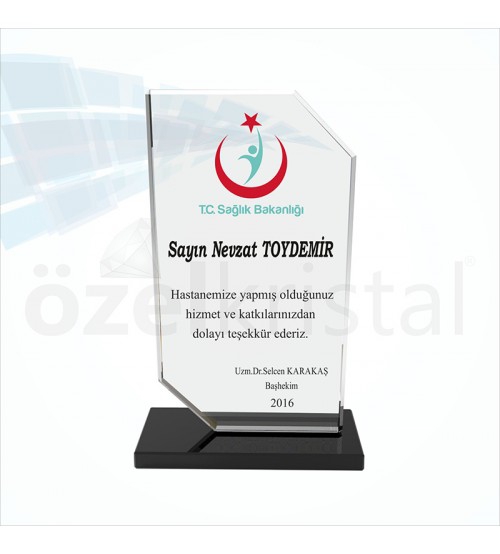 Kristal Plaket ŞLT010