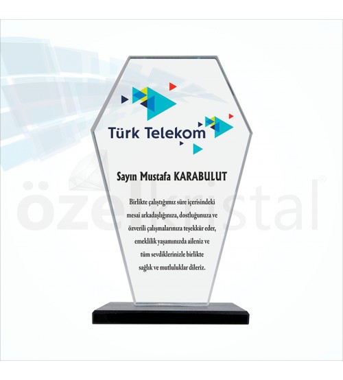 Kristal Plaket ŞLT018