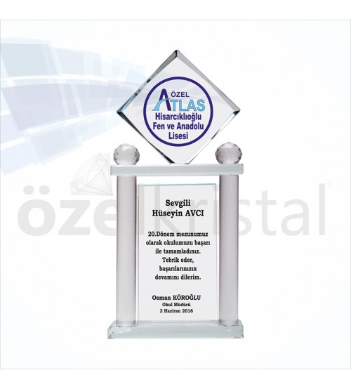 Kristal Plaket ŞLT046