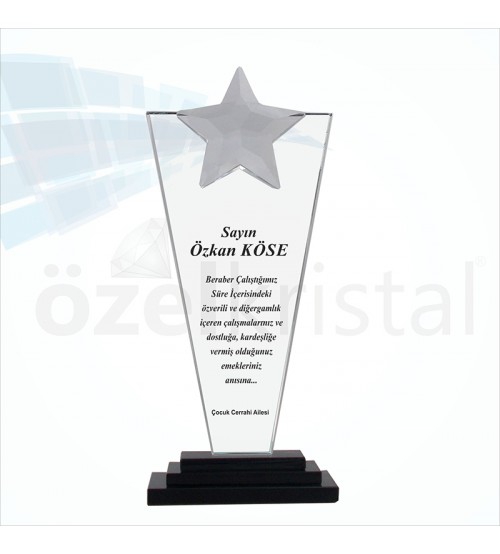 Kristal Plaket ŞLT066