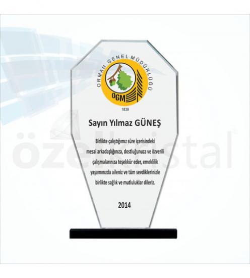 Kristal Plaket ŞLT017