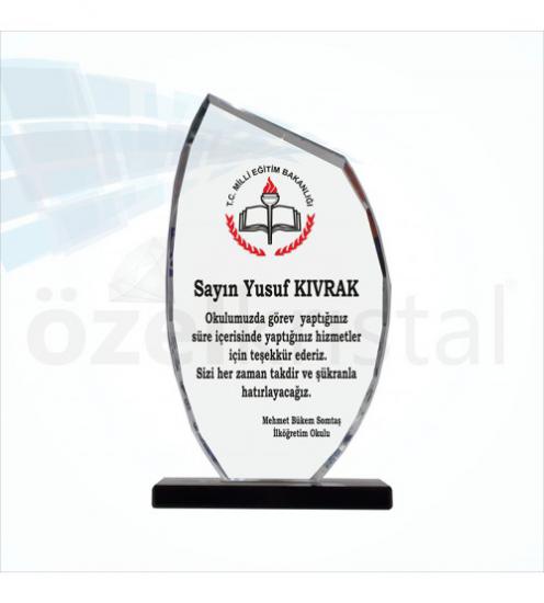 Kristal Plaket ŞLT026